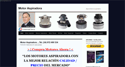 Desktop Screenshot of motoraspiradora.com